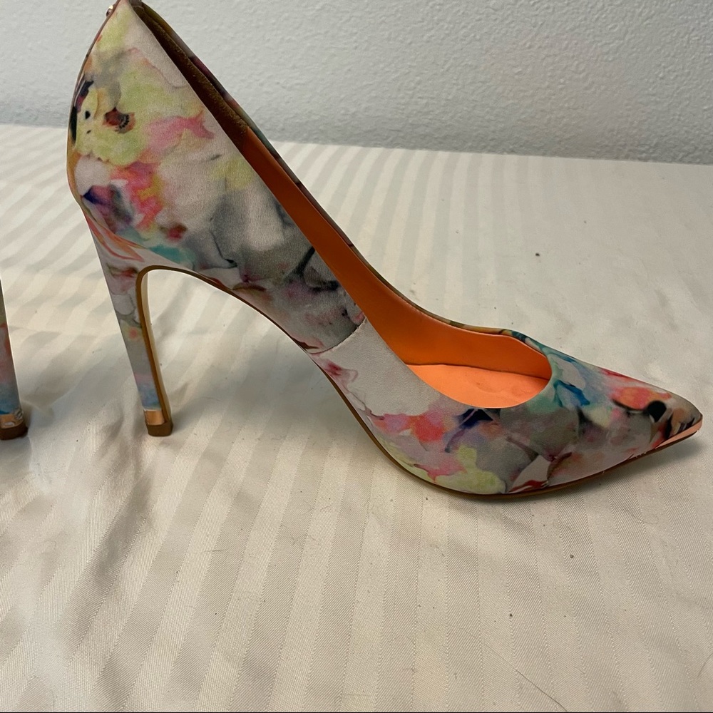 Ted Baker London Multicolor Floral Heels - Picture 4 of 15